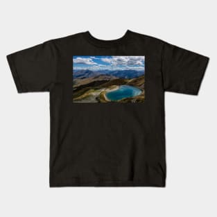 The Easy Way Down Coronet Peak Kids T-Shirt